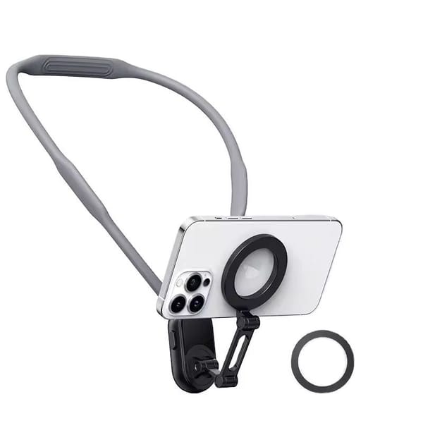 (Standard)ZAREK Neck Mount Magnetic Phone Holder for Smart Phones